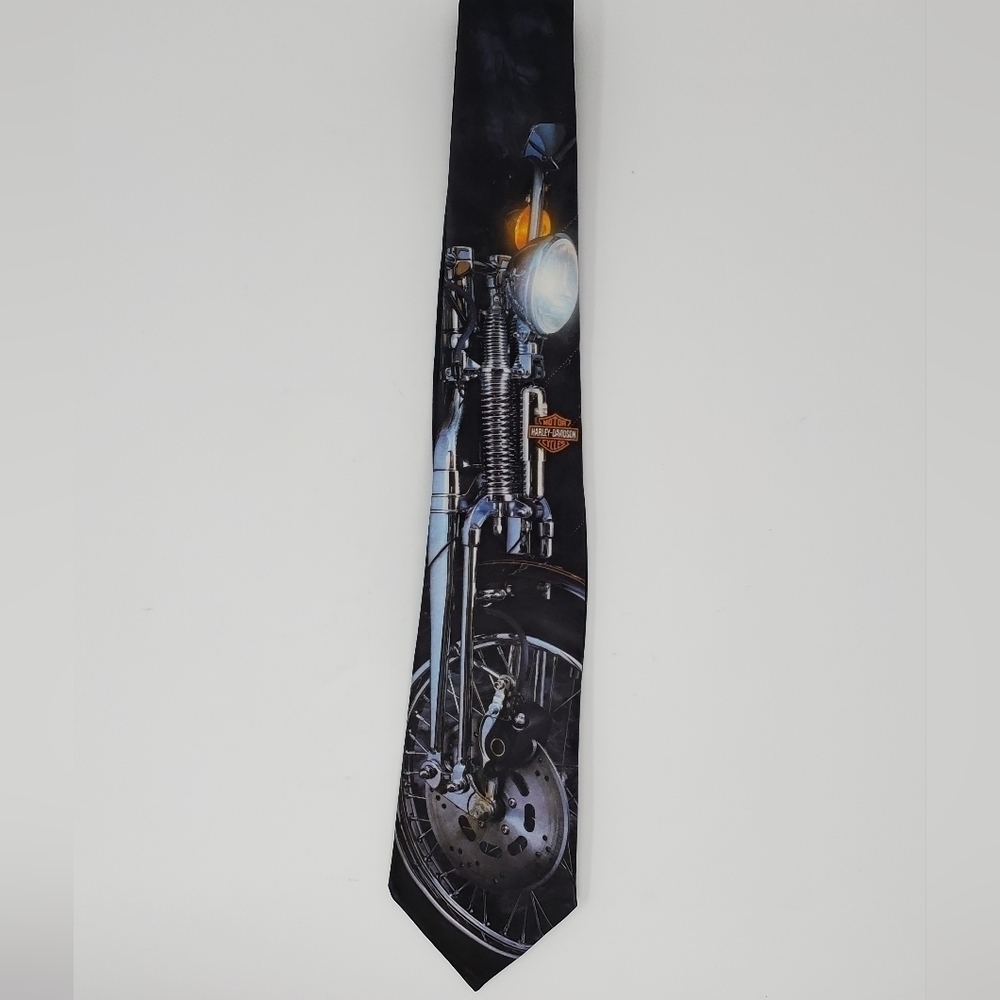 VINTAGE 1992 HARLEY DAVIDSON And RALPH MARLIN Tie